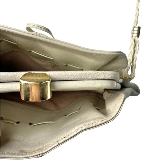 Coret Montreal Vintage Off White Braided Strap Small Bag - Picture 6 of 6